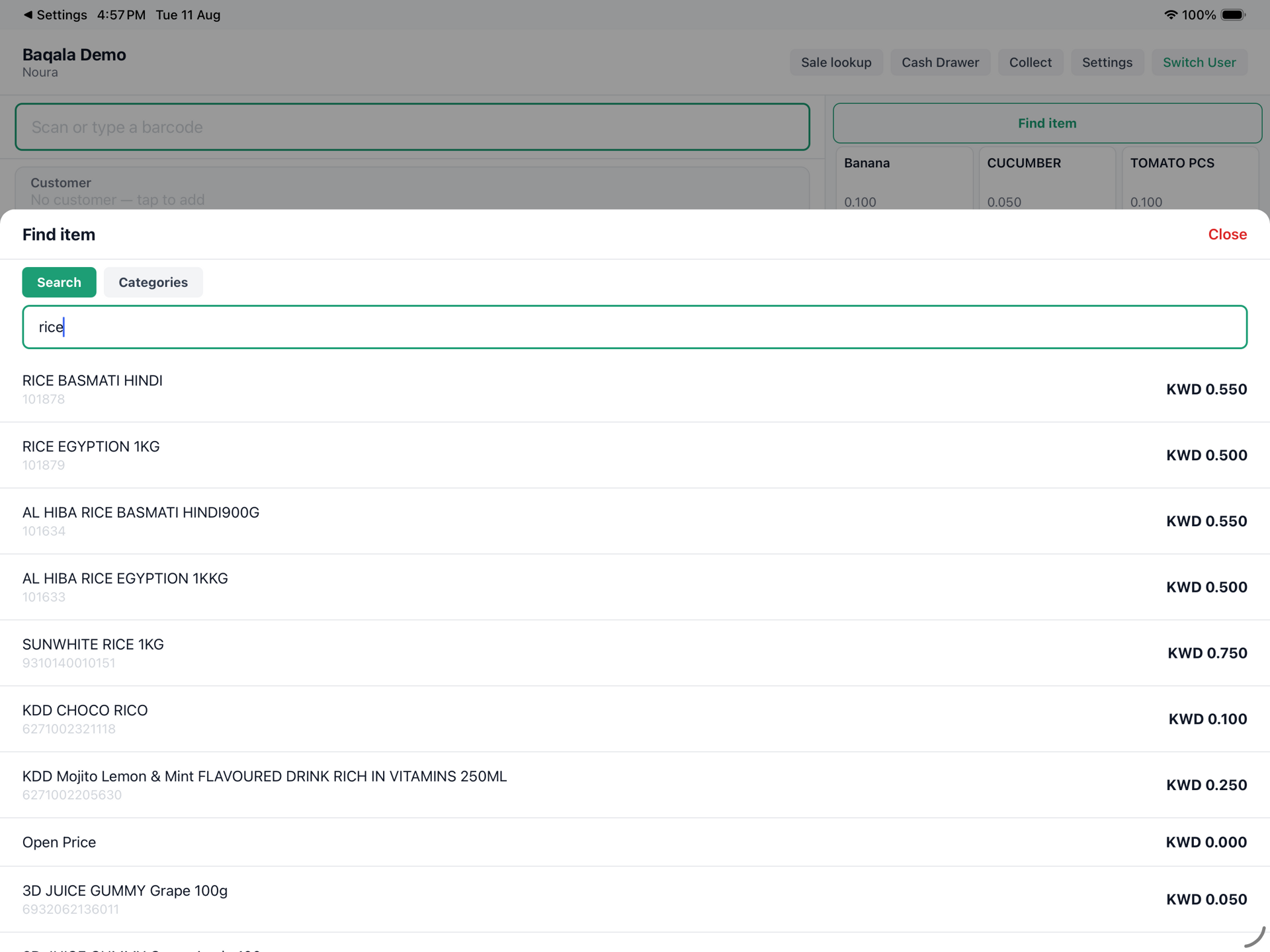 Search across the catalogue